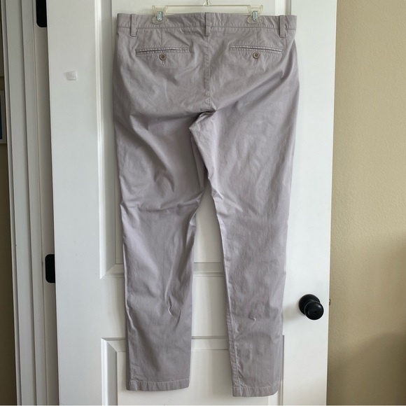 UNTUCKit Men's Chino Straight Fit Pants Stone Gray Cotton Blend 38x32 - GUC - Picture 3 of 8